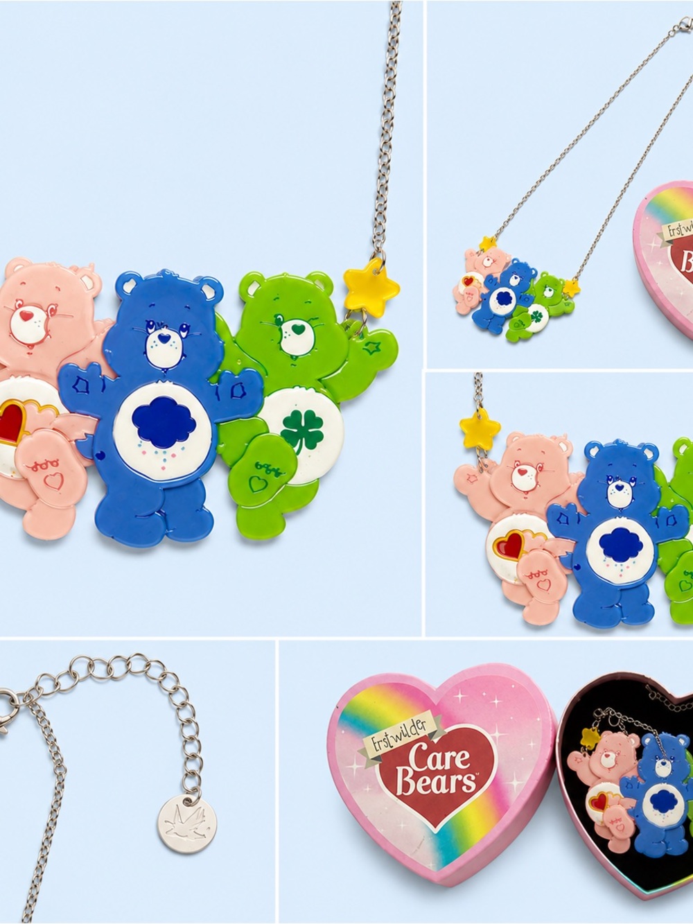 Erstwilder x Care Bears Necklace/Rare Collectible Resin Pendant/Box Included - Picture 2 of 3